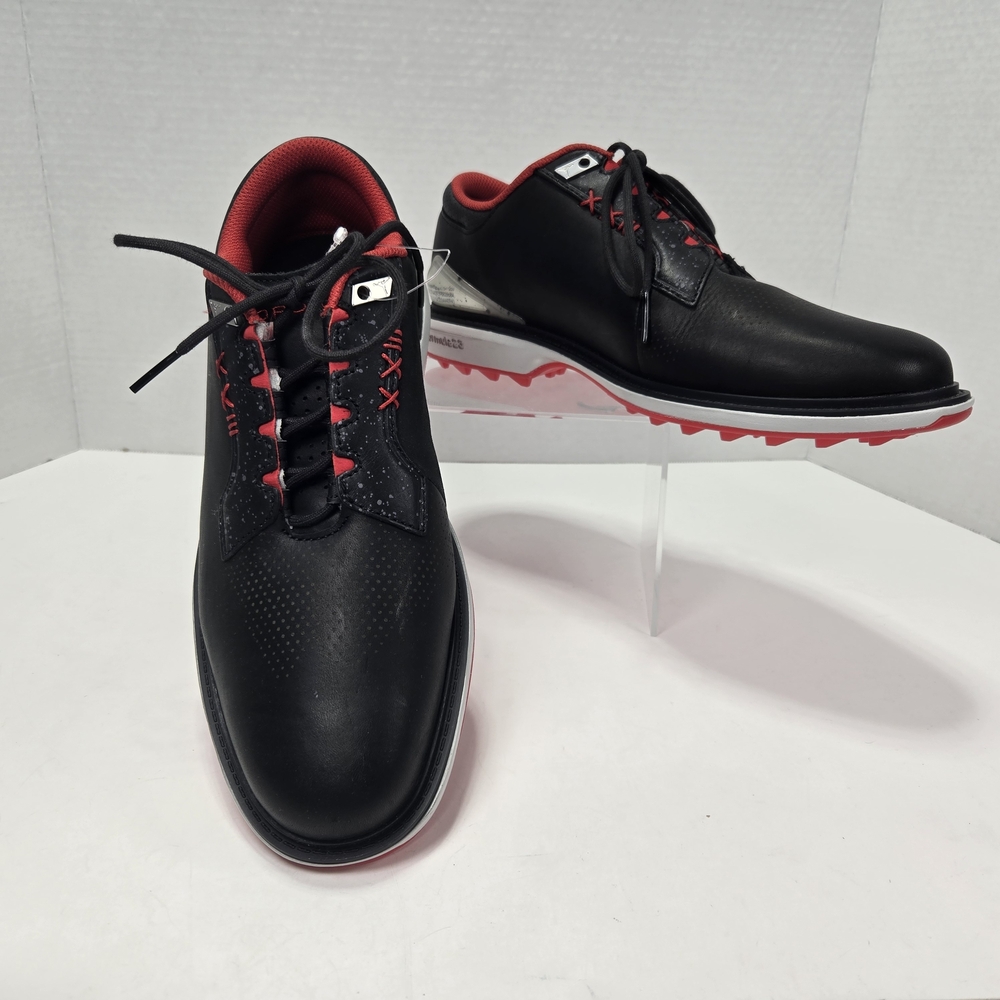 NIKE Jordan ADG 5 Black Red Golf Oxfords Shoes Size Men's 7.5 Women's 9.5
